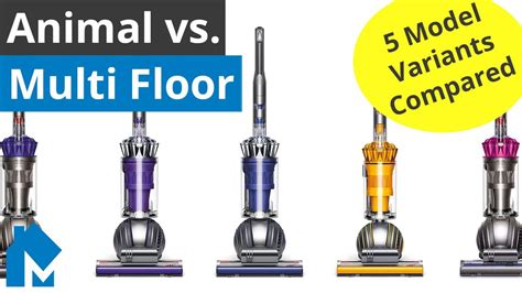 difference between dyson animal vs multi floor